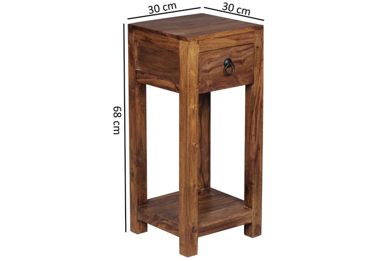 Charnetski Avlastningsbord 30 cm - Brun - Møbler - Bord - Avlastningsbord - Brettbord og småbord