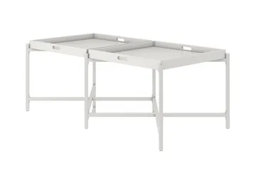 Coco Brettbord 121 cm Hvit - Møbler - Bord - Avlastningsbord - Brettbord og småbord