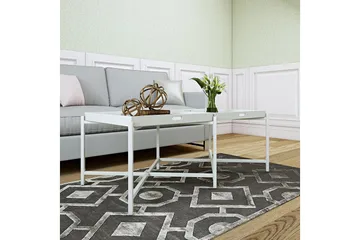Coco Brettbord 121 cm Hvit - Møbler - Bord - Avlastningsbord - Brettbord og småbord