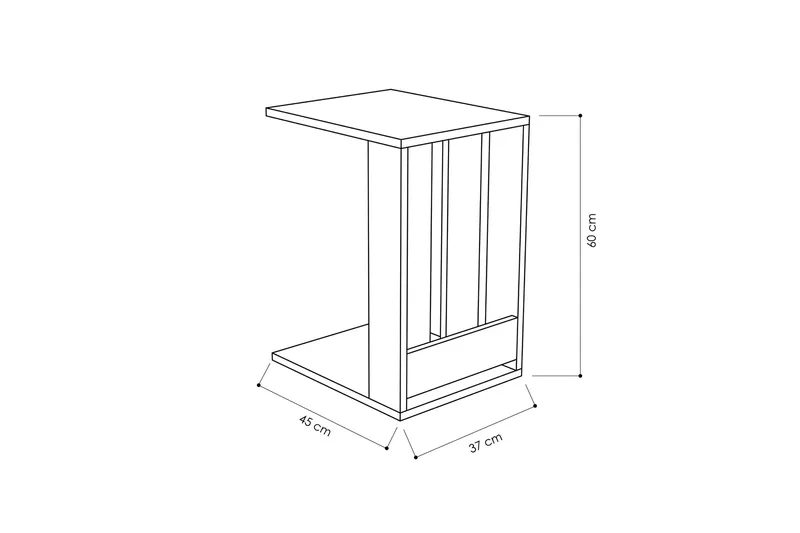 Decorta Skjenk - Møbler - Bord - Avlastningsbord - Brettbord og småbord
