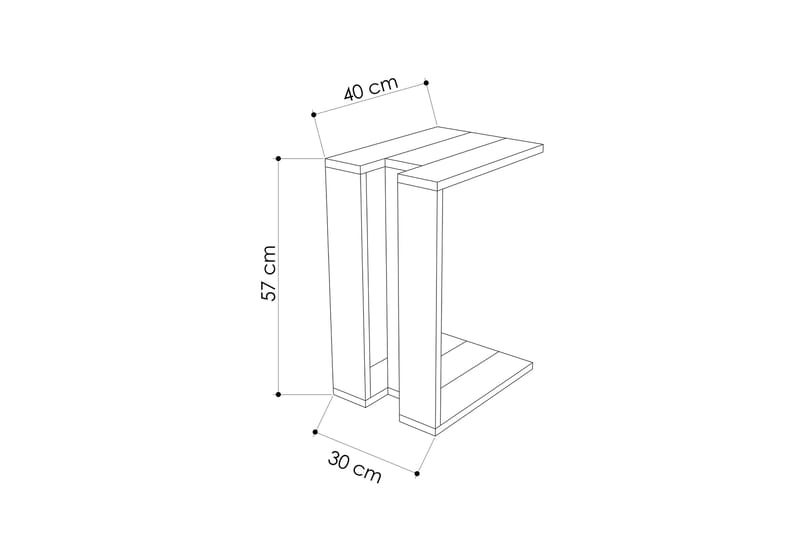 Decorta Skjenk - Lampebord & sidebord - Brettbord og småbord