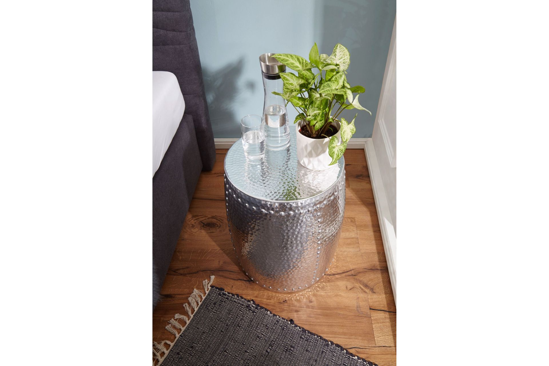 Delage Avlastningsbord 42 cm - Sølv - Møbler - Bord - Avlastningsbord - Brettbord og småbord