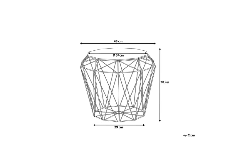 Elida Avlastningsbord 43 cm - Tre / Natur - Møbler - Bord - Avlastningsbord - Brettbord og småbord