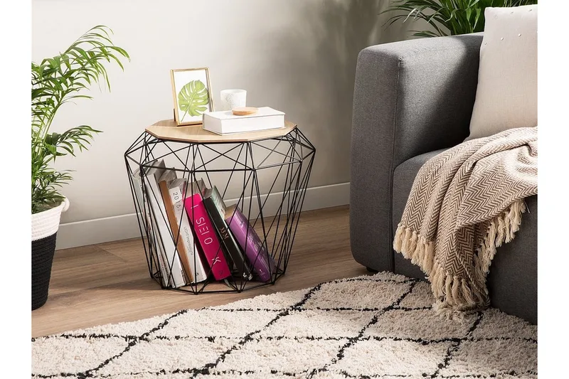 Elida Avlastningsbord 43 cm - Tre / Natur - Møbler - Bord - Avlastningsbord - Brettbord og småbord