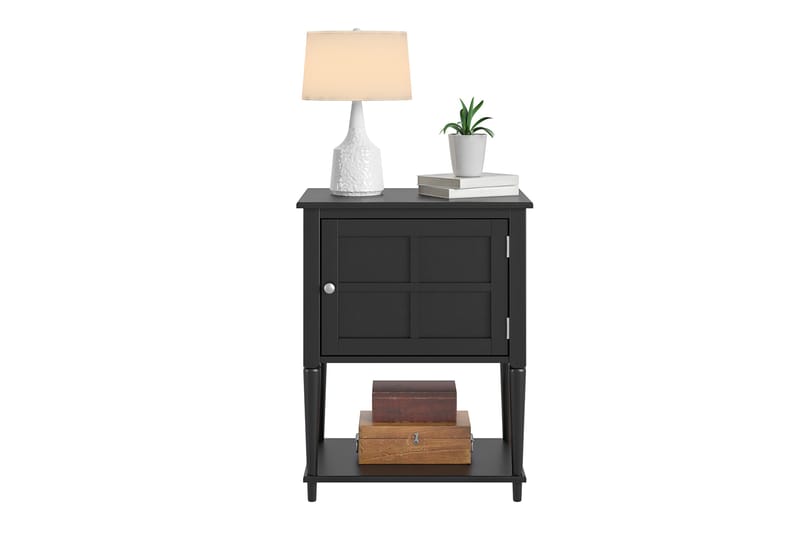Fairmont Sidebord 56 cm Svart - Dorel Home - Møbler - Bord - Avlastningsbord - Brettbord og småbord