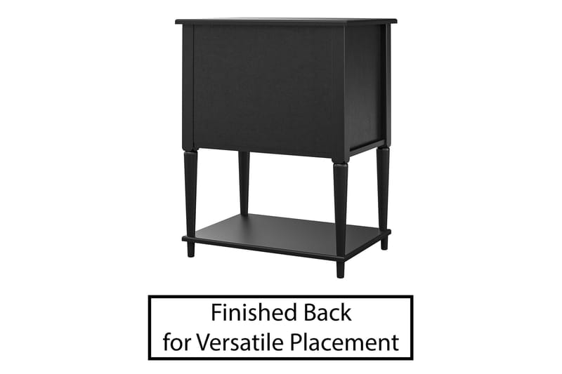 Fairmont Sidebord 56 cm Svart - Dorel Home - Møbler - Bord - Avlastningsbord - Brettbord og småbord