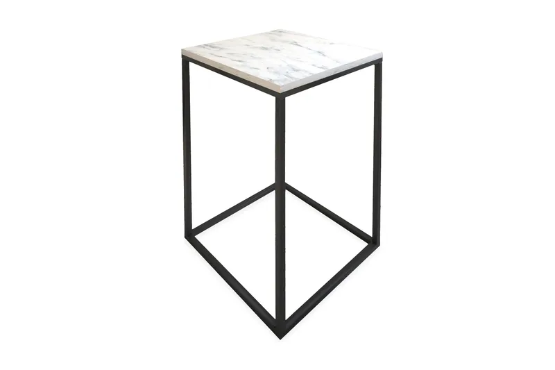 Falan Avlastningsbord 35 cm, Hvit/Svart