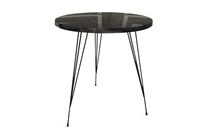 Falan Avlastningsbord 40 cm - Svart/Hvit - Møbler - Bord - Avlastningsbord - Brettbord og småbord