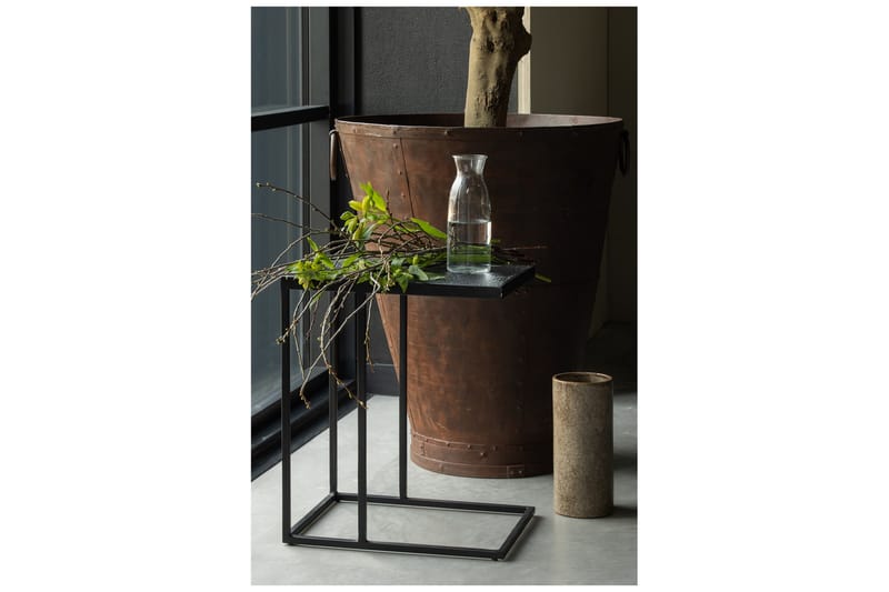 Febe Sidebord 45 cm - Svart - Møbler - Bord - Avlastningsbord - Brettbord og småbord