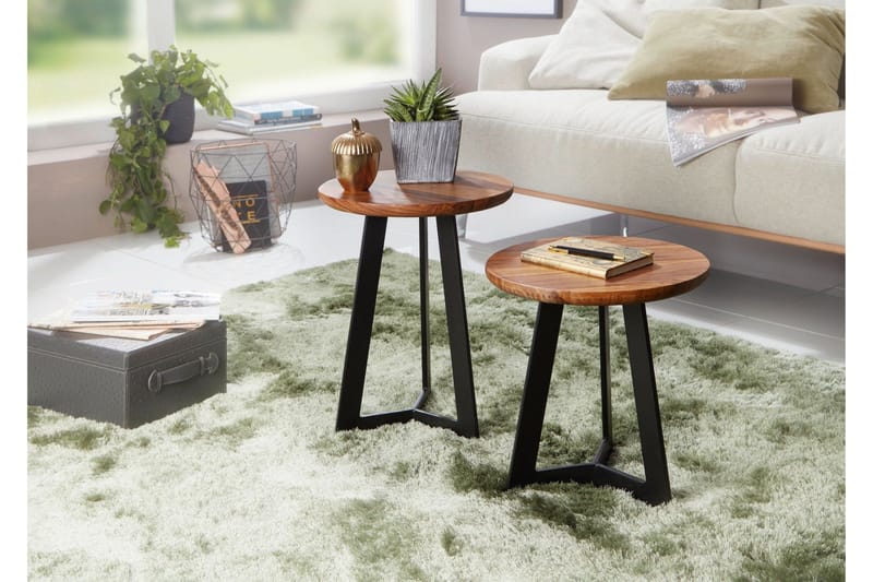 Fissure Avlastningsbord 35 cm - Brun - Møbler - Bord - Avlastningsbord - Brettbord og småbord