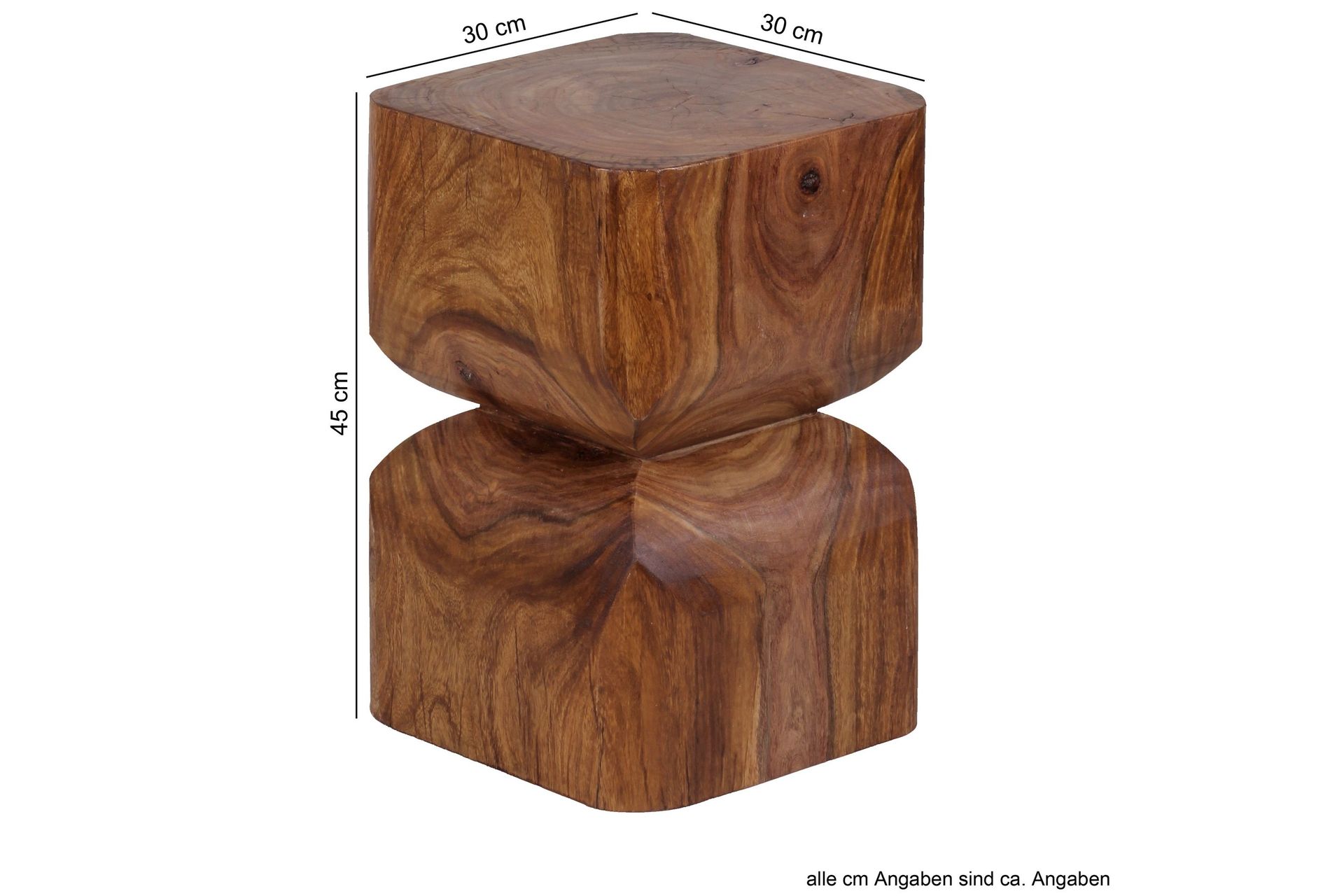 Florena Avlastningsbord 30 cm - Brun - Møbler - Bord - Avlastningsbord - Brettbord og småbord