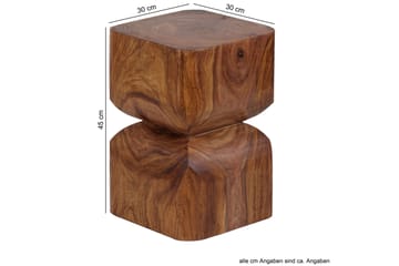 Florena Avlastningsbord 30 cm - Brun - Møbler - Bord - Avlastningsbord - Brettbord og småbord