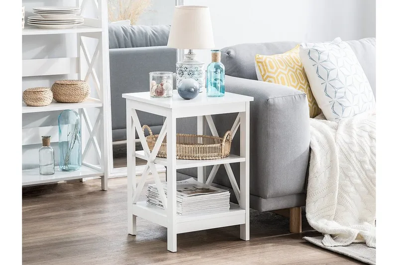 Foster Avlastningsbord 40 cm - Hvit - Møbler - Bord - Avlastningsbord - Brettbord og småbord