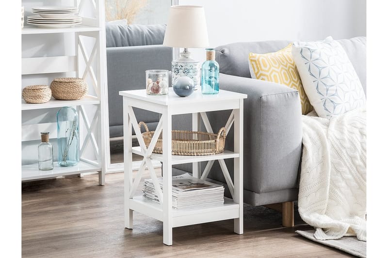 Foster Avlastningsbord 40 cm - Hvit - Møbler - Bord - Avlastningsbord - Brettbord og småbord
