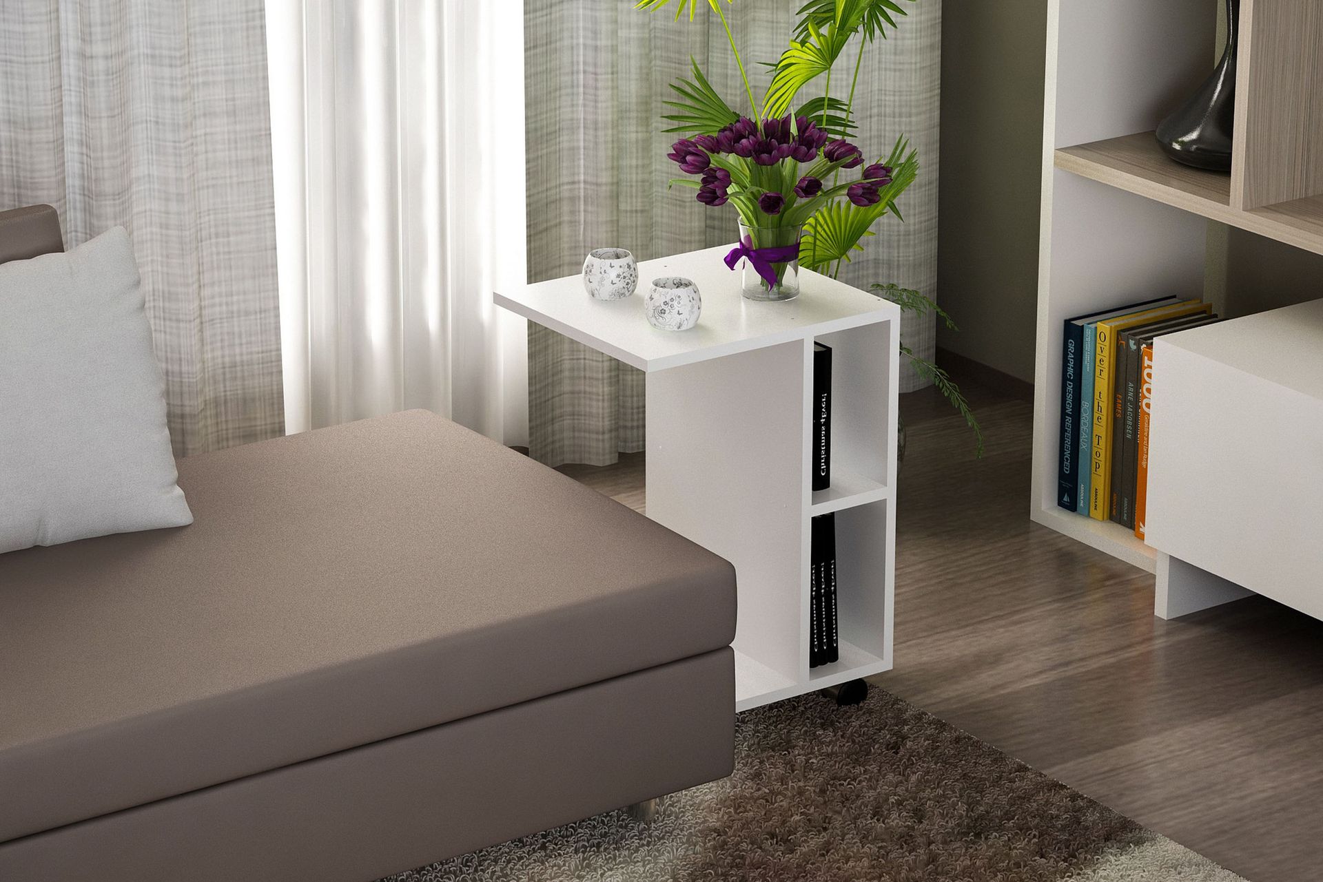 Furny Home Sidebord - Møbler - Bord - Avlastningsbord - Brettbord og småbord
