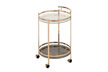 Genova Serveringsbord 80x42x80 cm Lysebrun - Møbler - Bord - Avlastningsbord - Brettbord og småbord