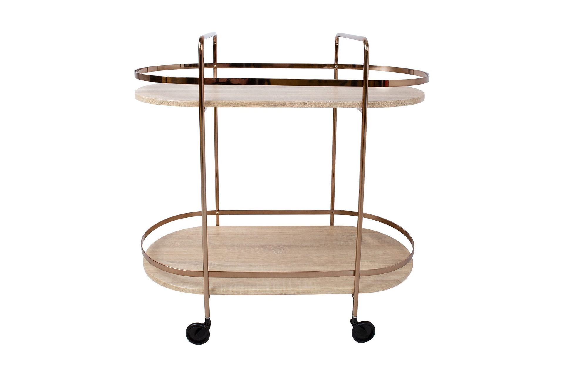 Genova Serveringsbord 80x42x80 cm Lysebrun -