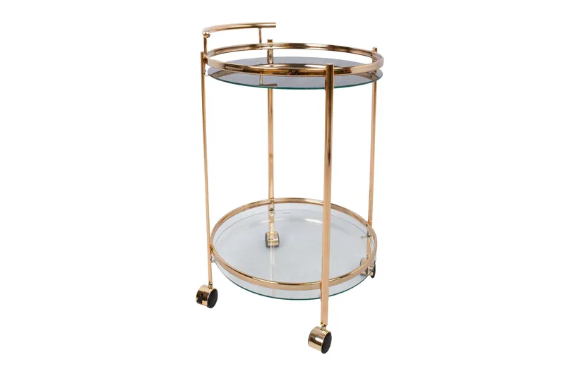 Genova Serveringsbord 80x42x80 cm Lysebrun - Møbler - Bord - Avlastningsbord - Brettbord og småbord