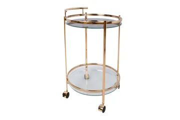 Genova Serveringsbord 80x42x80 cm Lysebrun - Møbler - Bord - Avlastningsbord - Brettbord og småbord