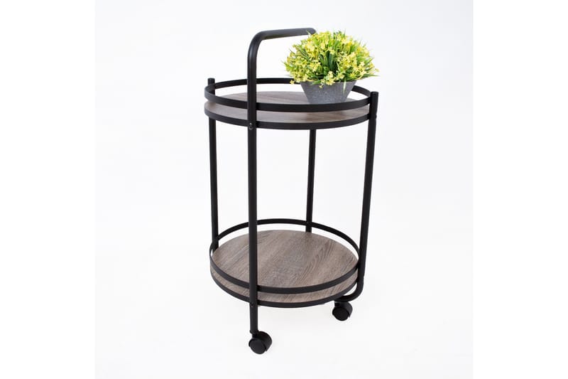 Genua Serveringsbord 52x52x79 cm Gull - Møbler - Bord - Avlastningsbord - Brettbord og småbord