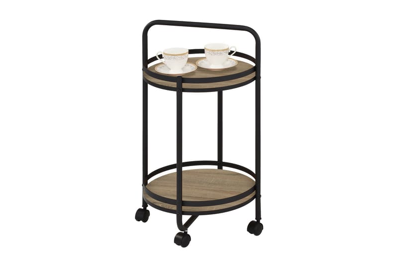 Genua Serveringsbord 52x52x79 cm Gull - Møbler - Bord - Avlastningsbord - Brettbord og småbord