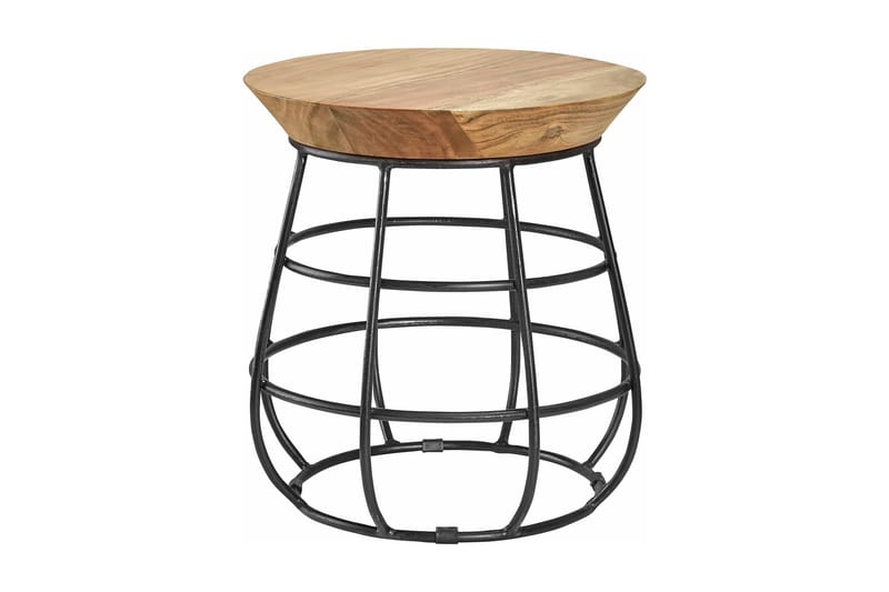 Halldora Sidebord 45 cm - Brun - Møbler - Bord - Avlastningsbord - Brettbord og småbord