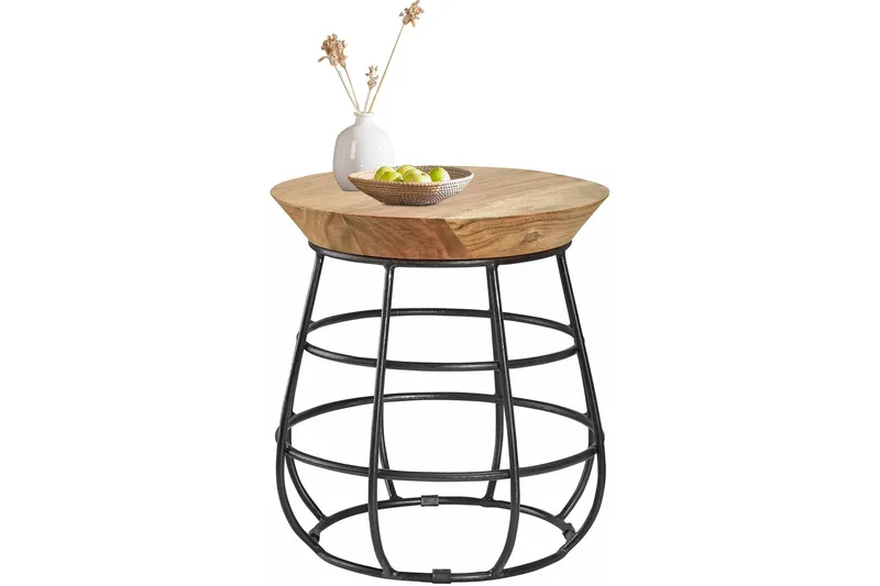 Halldora Sidebord 45 cm - Brun - Møbler - Bord - Avlastningsbord - Brettbord og småbord