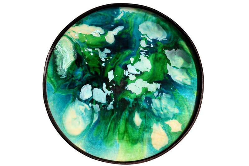 Kahelila Brettbord 36x36 cm - Grønn - Møbler - Bord - Avlastningsbord - Brettbord og småbord