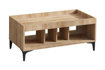 Kamulu Brettbord 100 cm - Natur / Svart - Møbler - Bord - Avlastningsbord - Brettbord og småbord