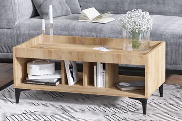 Kamulu Brettbord 100 cm - Natur / Svart - Møbler - Bord - Avlastningsbord - Brettbord og småbord