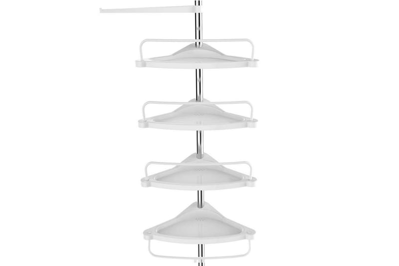 Kastav Hjørnehylle - Hvit - Lampebord & sidebord - Brettbord og småbord