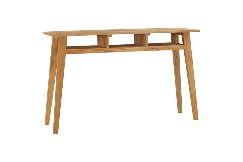 Konsollbord 120x35x75 cm heltre teak - Brun - Møbler - Bord - Avlastningsbord - Brettbord og småbord