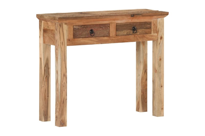 Konsollbord 90,5x30x75 cm heltre akasie og gjenvunnet tre - Brun - Møbler - Bord - Avlastningsbord - Brettbord og småbord