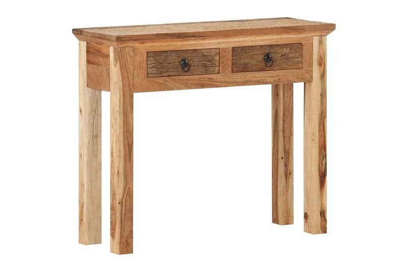 Konsollbord 90,5x30x75 cm heltre akasie og gjenvunnet tre - Brun - Møbler - Bord - Avlastningsbord - Brettbord og småbord