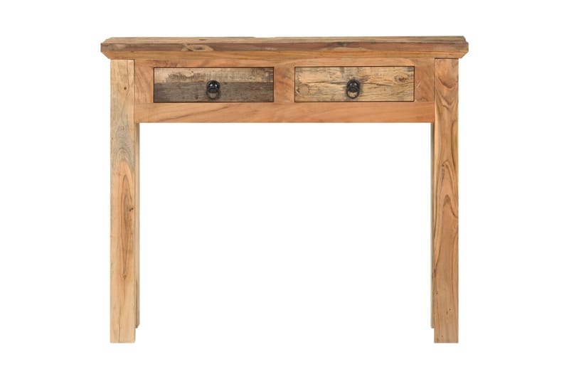 Konsollbord 90,5x30x75 cm heltre akasie og gjenvunnet tre - Brun - Møbler - Bord - Avlastningsbord - Brettbord og småbord
