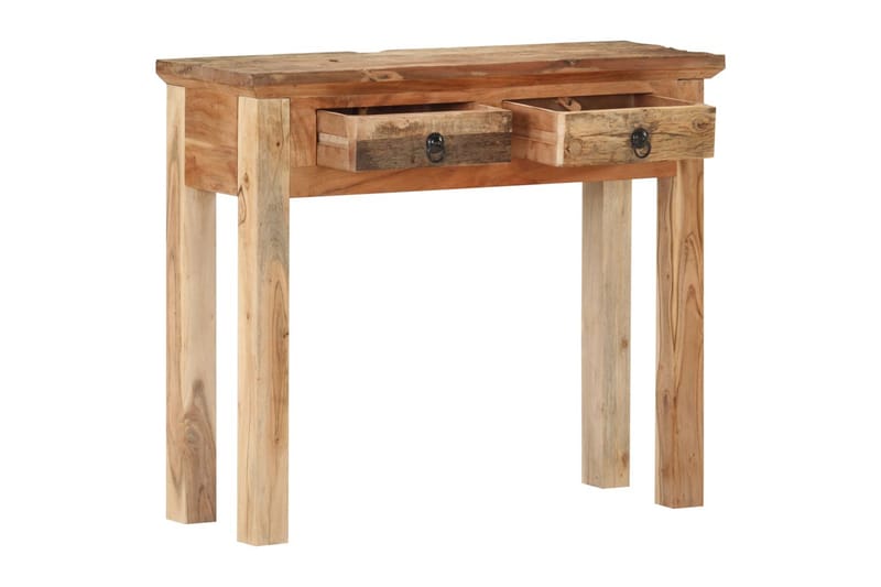 Konsollbord 90,5x30x75 cm heltre akasie og gjenvunnet tre - Brun - Møbler - Bord - Avlastningsbord - Brettbord og småbord