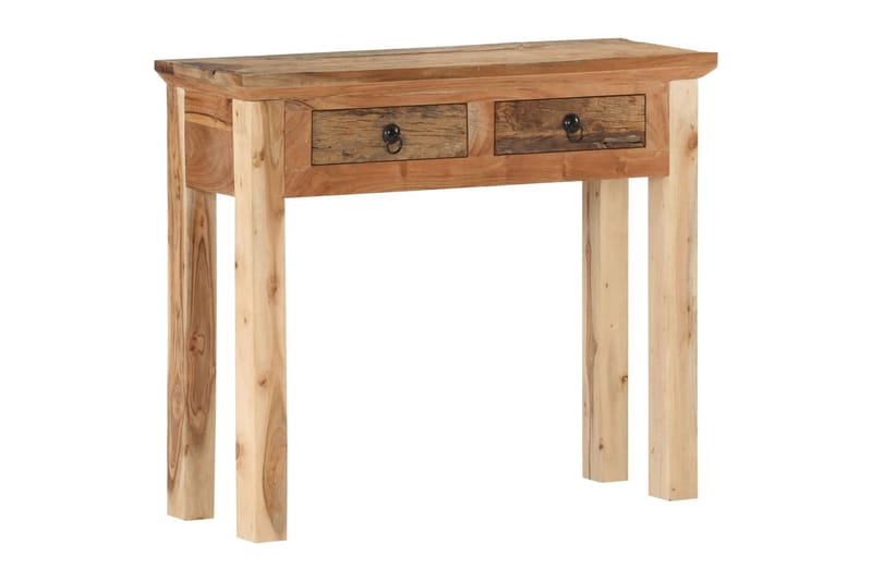 Konsollbord 90,5x30x75 cm heltre akasie og gjenvunnet tre - Brun - Møbler - Bord - Avlastningsbord - Brettbord og småbord