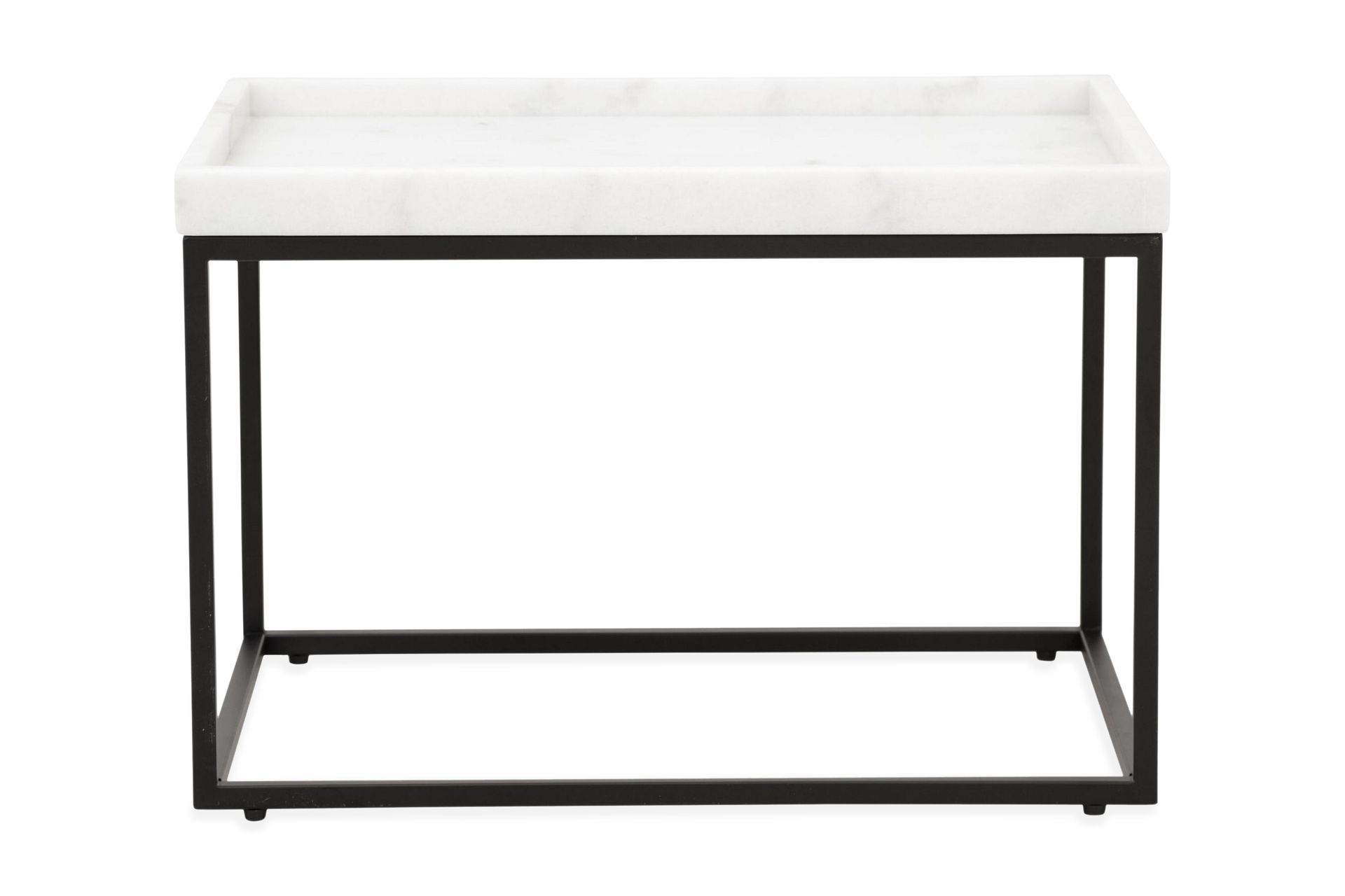 Kungshult Sidebord 60 cm - Hvit/Svart - Møbler - Bord - Avlastningsbord - Brettbord og småbord