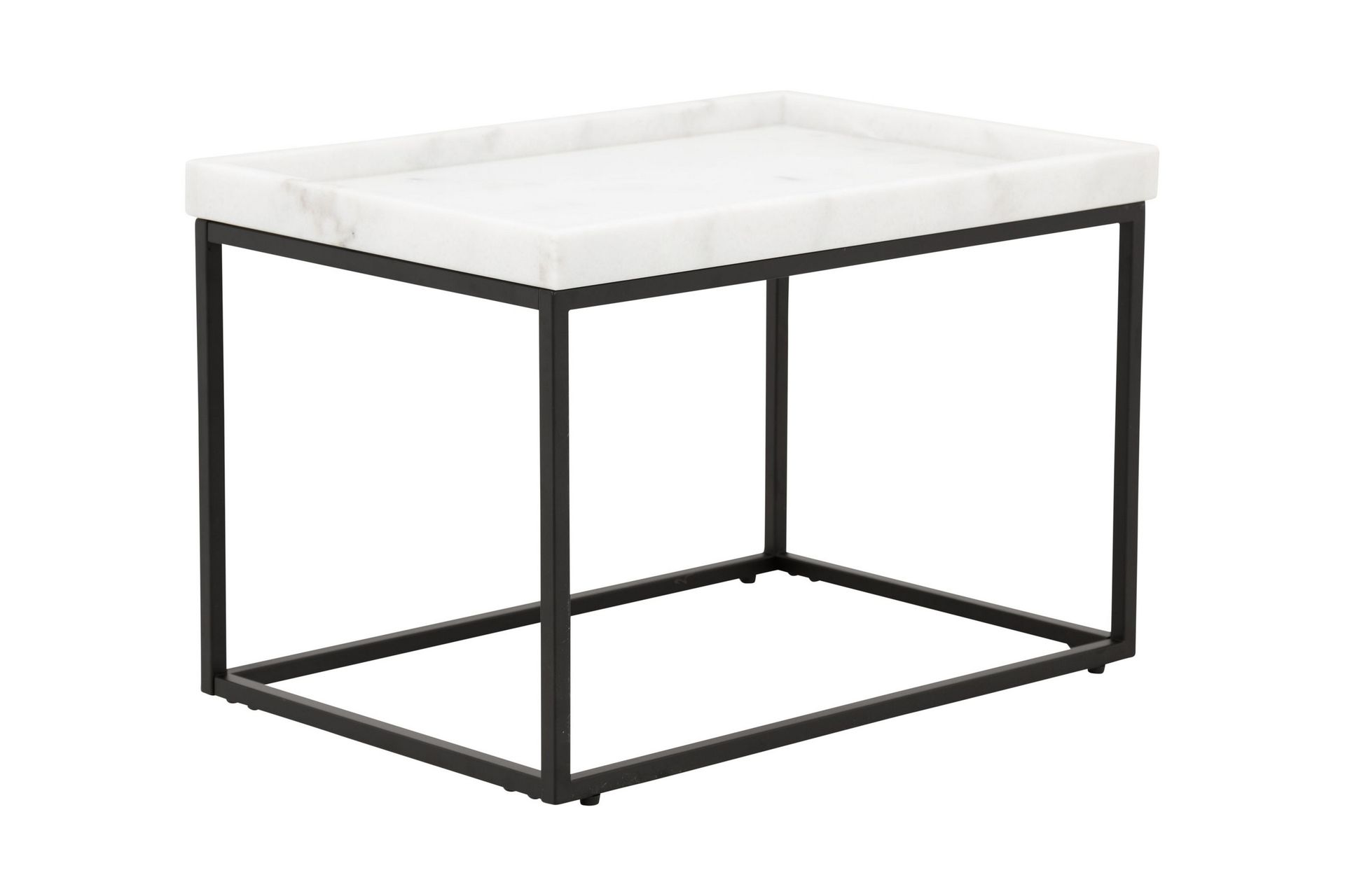 Kungshult Sidebord 60 cm - Hvit/Svart - Møbler - Bord - Avlastningsbord - Brettbord og småbord