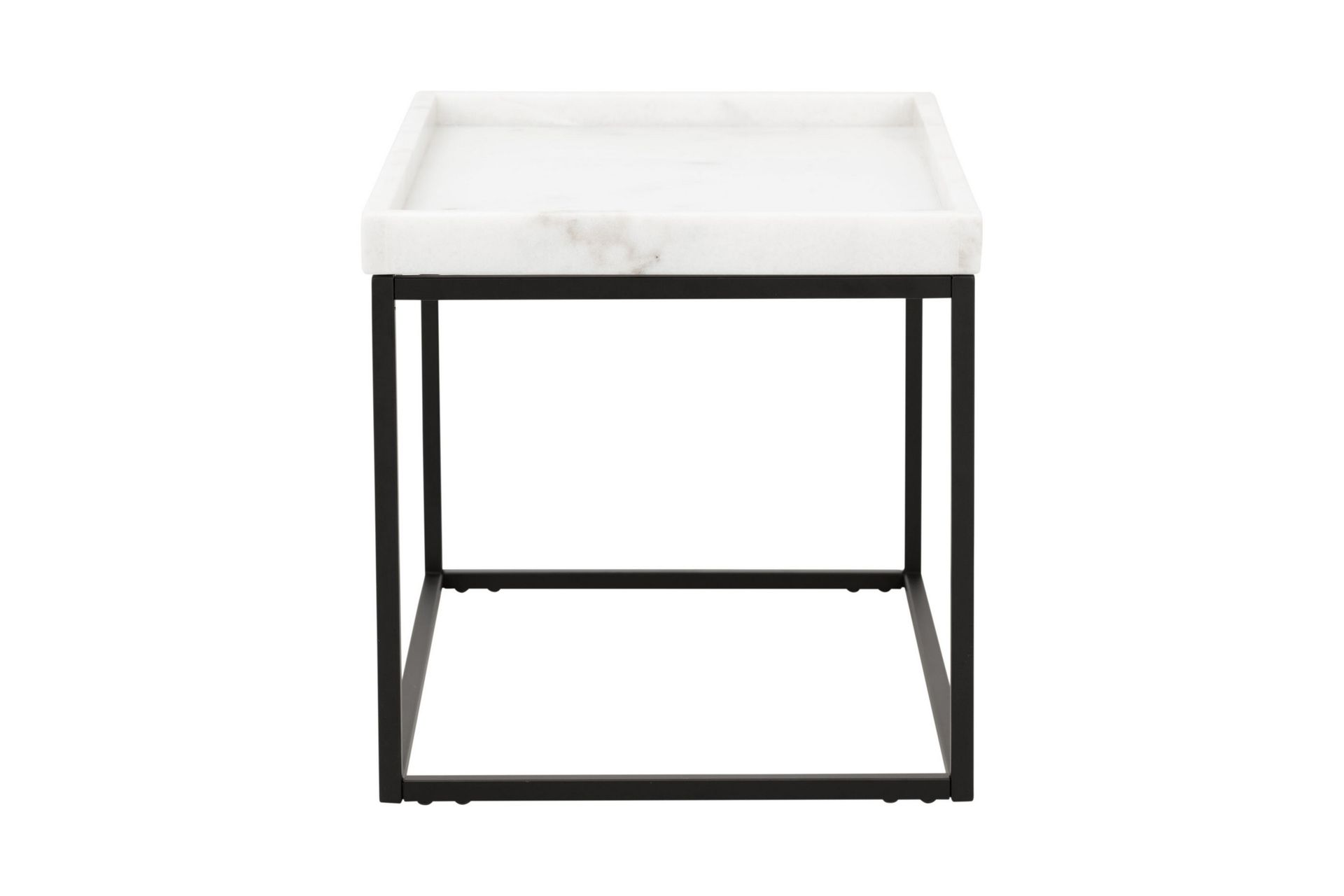 Kungshult Sidebord 60 cm - Hvit/Svart - Møbler - Bord - Avlastningsbord - Brettbord og småbord