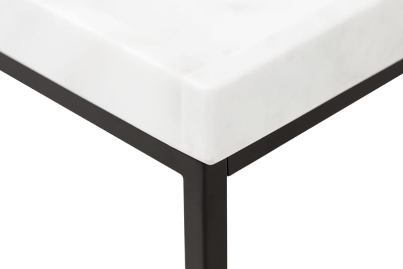 Kungshult Sidebord 60 cm - Hvit/Svart - Møbler - Bord - Avlastningsbord - Brettbord og småbord