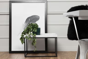 Kungshult Sidebord 60 cm - Hvit/Svart - Møbler - Bord - Avlastningsbord - Brettbord og småbord