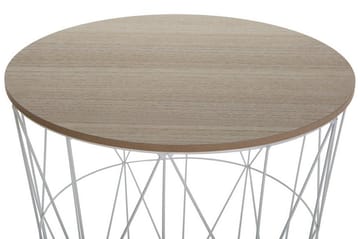 Lanark Avlastningsbord 40 cm - Hvit - Møbler - Bord - Avlastningsbord - Brettbord og småbord