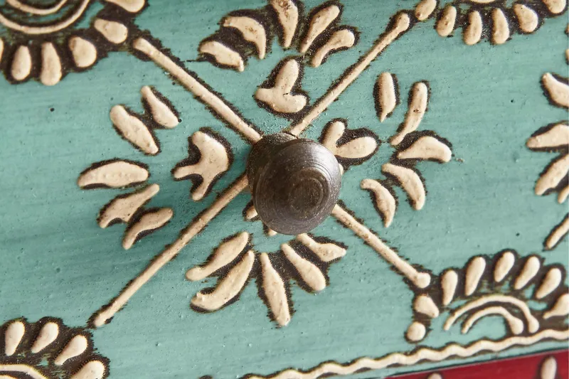 Lasarte Spisebord 38 cm - Rød - Møbler - Bord - Avlastningsbord - Brettbord og småbord