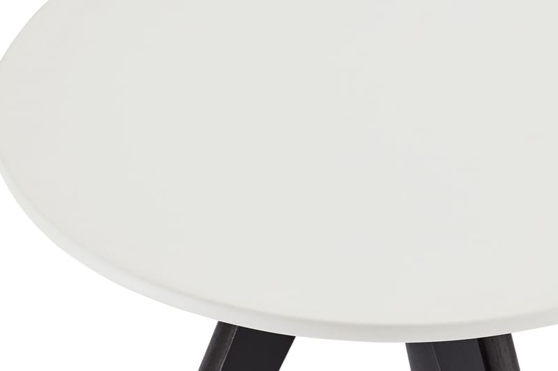 Life Sidebord 40 cm Rundt - Hvit/Svart - Lampebord & sidebord - Brettbord og småbord