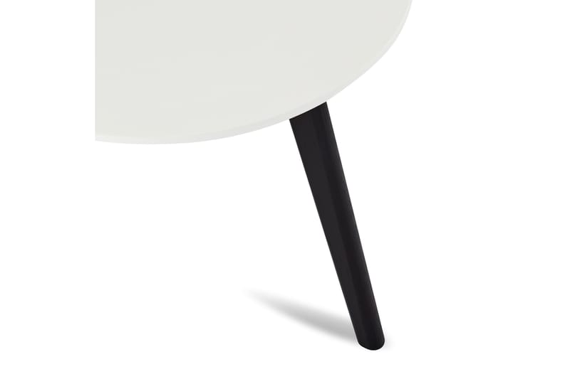 Life Sidebord 48 cm Rundt - Hvit - Lampebord & sidebord - Brettbord og småbord