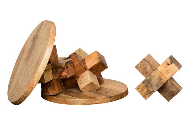 Lithia Avlastningsbord 40 cm - Brun - Møbler - Bord - Avlastningsbord - Brettbord og småbord