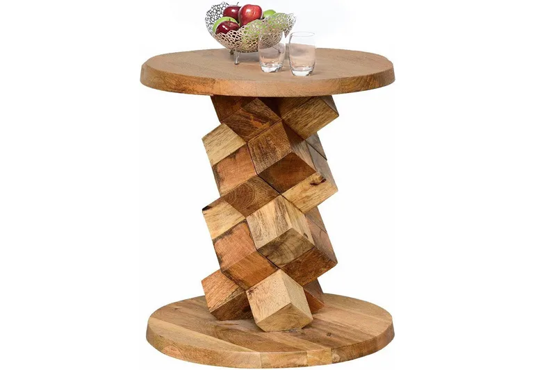 Lithia Avlastningsbord 40 cm - Brun - Møbler - Bord - Avlastningsbord - Brettbord og småbord