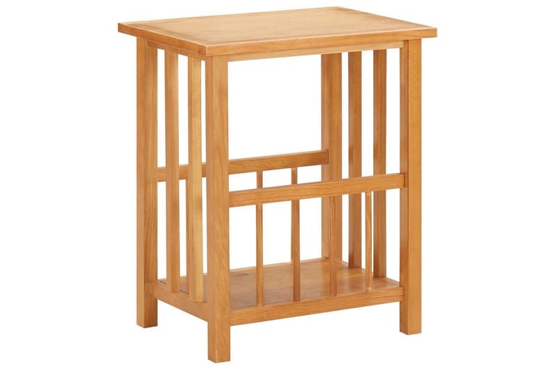 Magasinbord 45x35x55 cm heltre eik & MDF - Møbler - Bord - Avlastningsbord - Brettbord og småbord