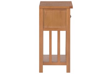 Magasinbord med skuff 35x27x55 cm heltre eik - Møbler - Bord - Avlastningsbord - Brettbord og småbord